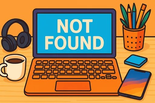 Page not found illustration