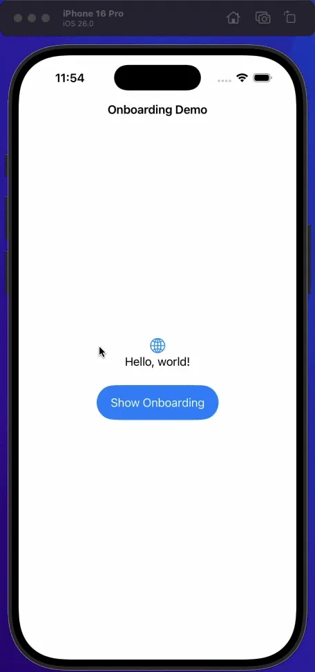 Onboarding Demo