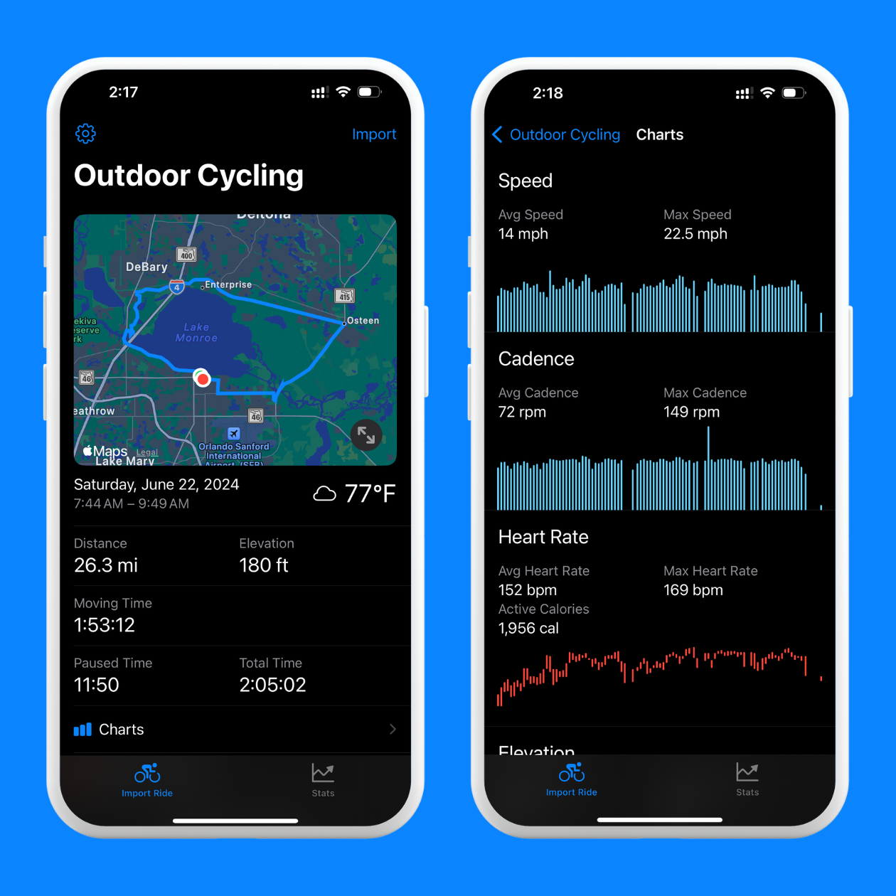 Ride Import Screenshot 1