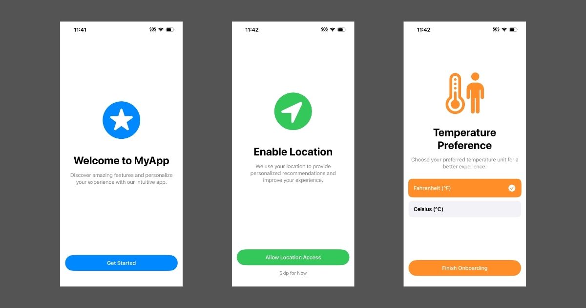 Building a Better Onboarding Flow in SwiftUI for iOS 18+
